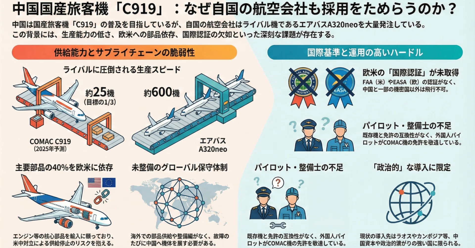 何故中国航空会社は中国製旅客機C919の購入をためらうのか｜猪谷の