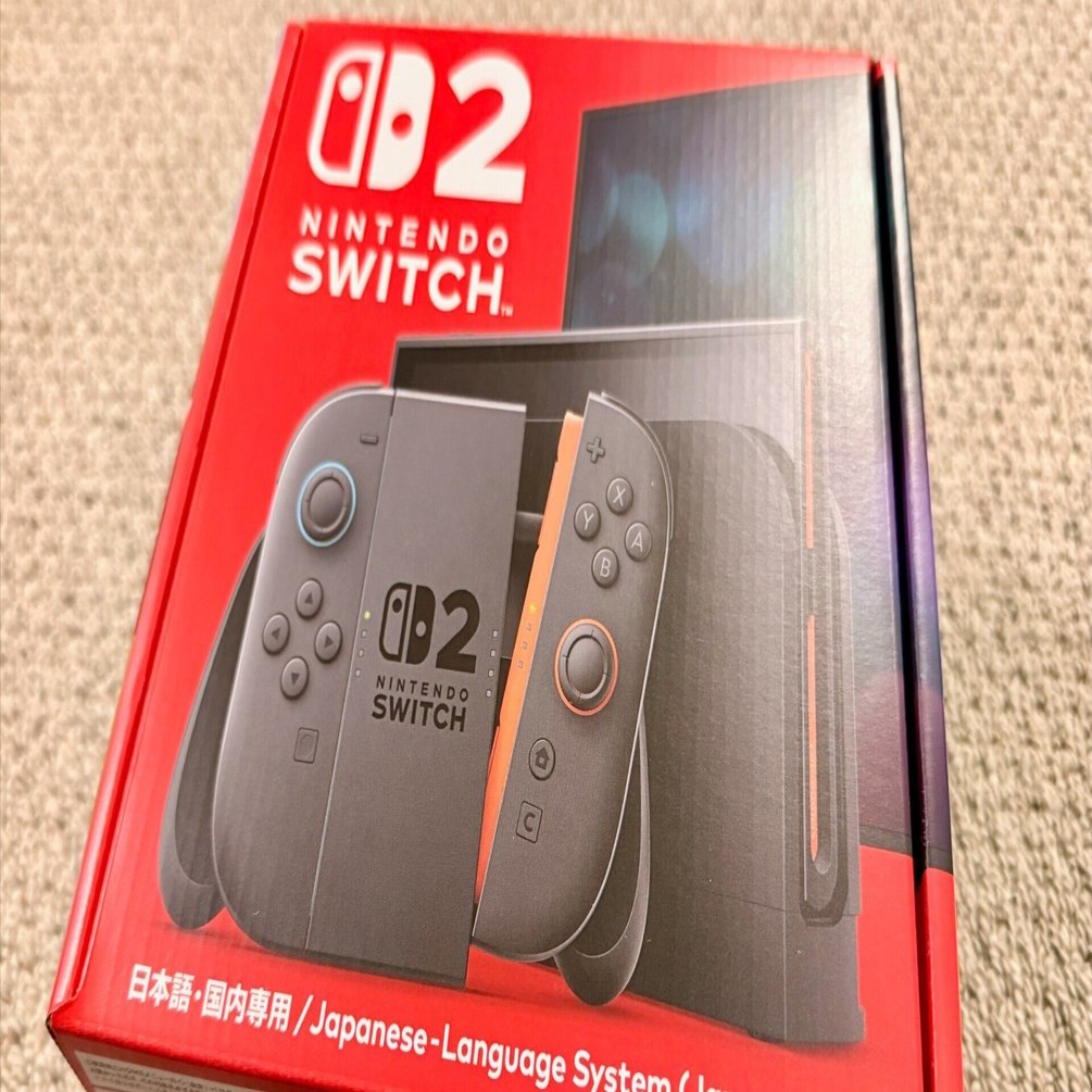 Switch 新品同様 ついにSwitch 2が普通に買える日が来たので、プロコンと一緒に購入