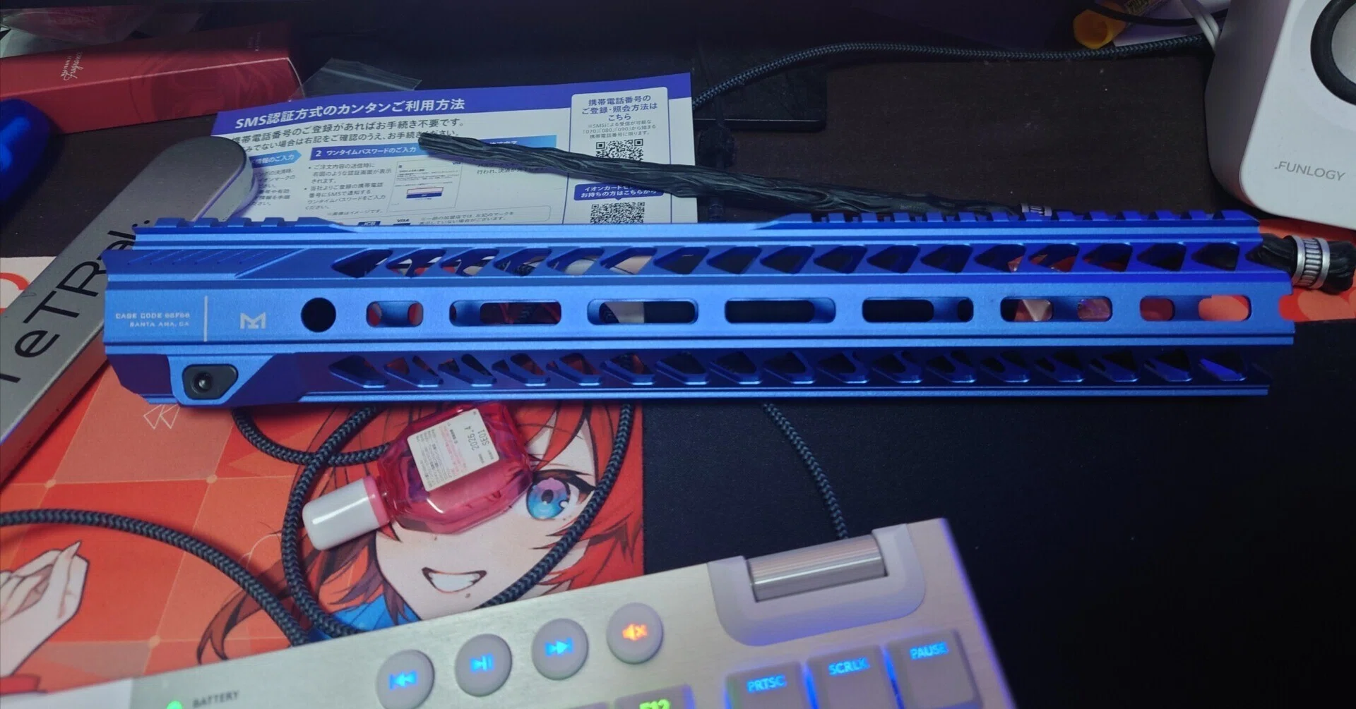 ハンドガード青色 エボルト君にハンドガード組み込んでみた。｜うらMark2.