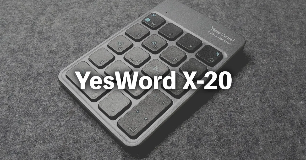 YesWord X-20レビュー｜iPadで使える左手デバイス｜ZRデザインラボ