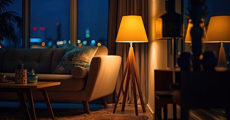 ランプが主役という照明計画