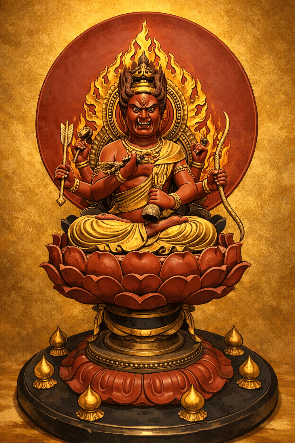 愛染明王」とは｜青龍寺 長原静練