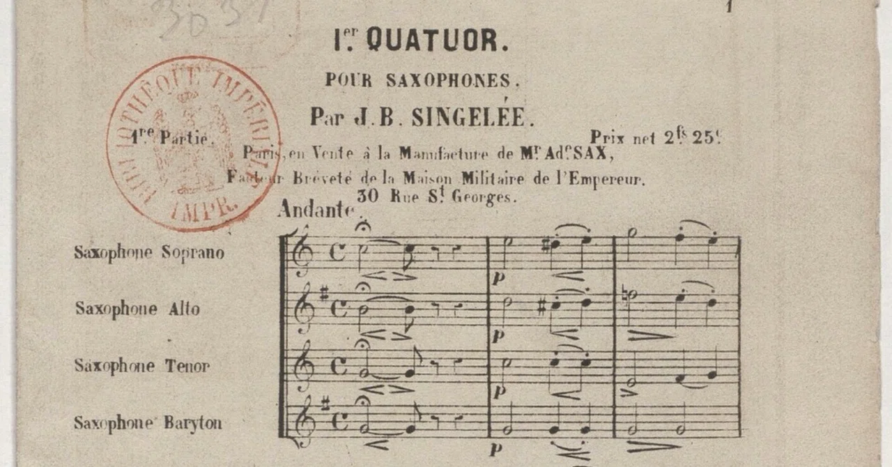 J-B.サンジュレー《四重奏曲第1番 作品53》― Adolphe Sax版（1863年