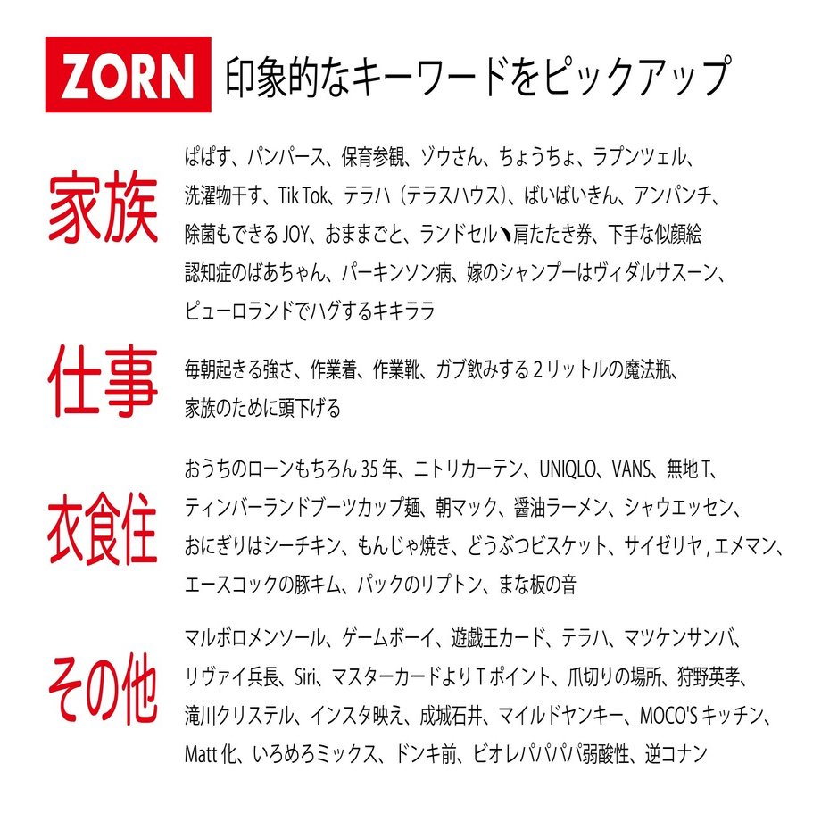 Zornみたいに飛距離のある韻を飛ばしたいから分析してからリリック書く なべとびすこ Note