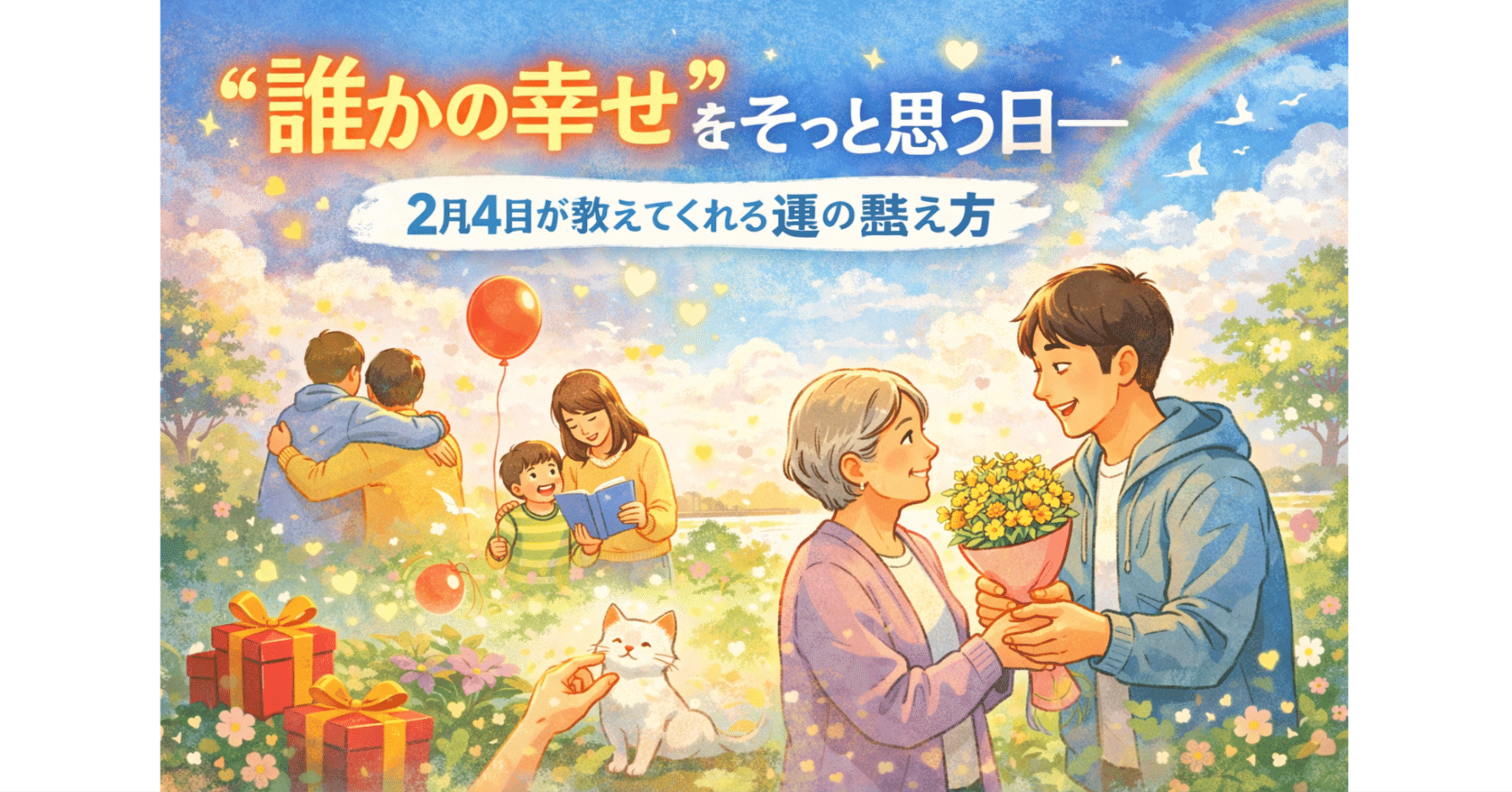 ○“誰かの幸せ”をそっと思う日──2月4日が教えてくれる運の整え方