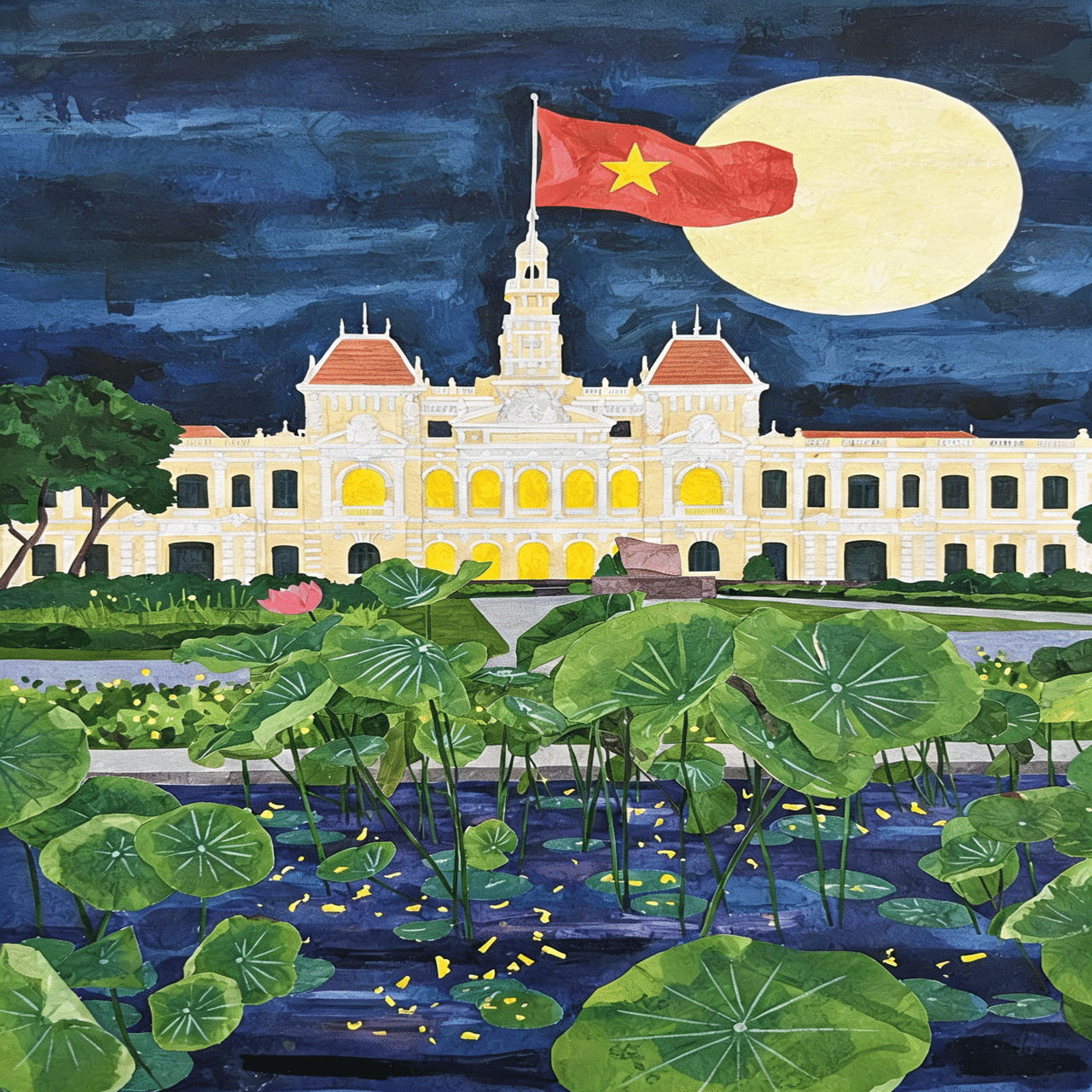 第4段】ベトナム編🇻🇳旅の写真を美の巨匠たちに描いてもらったら…｜旅