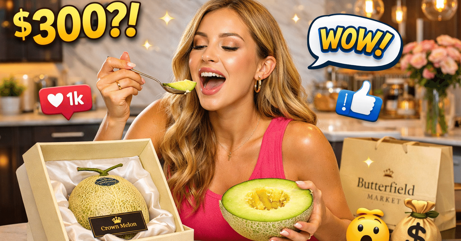 📰 【People】Influencer Taste Tests '$300 Melon' in Viral Video
