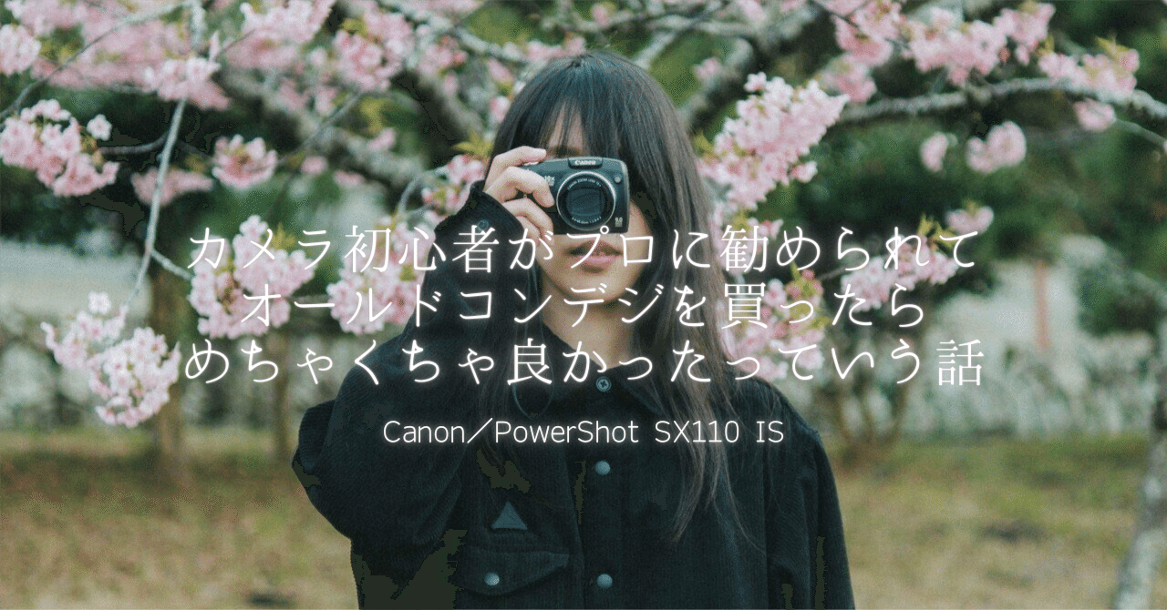 カメラ初心者がプロに勧められてオールドコンデジ買ったらめちゃくちゃ