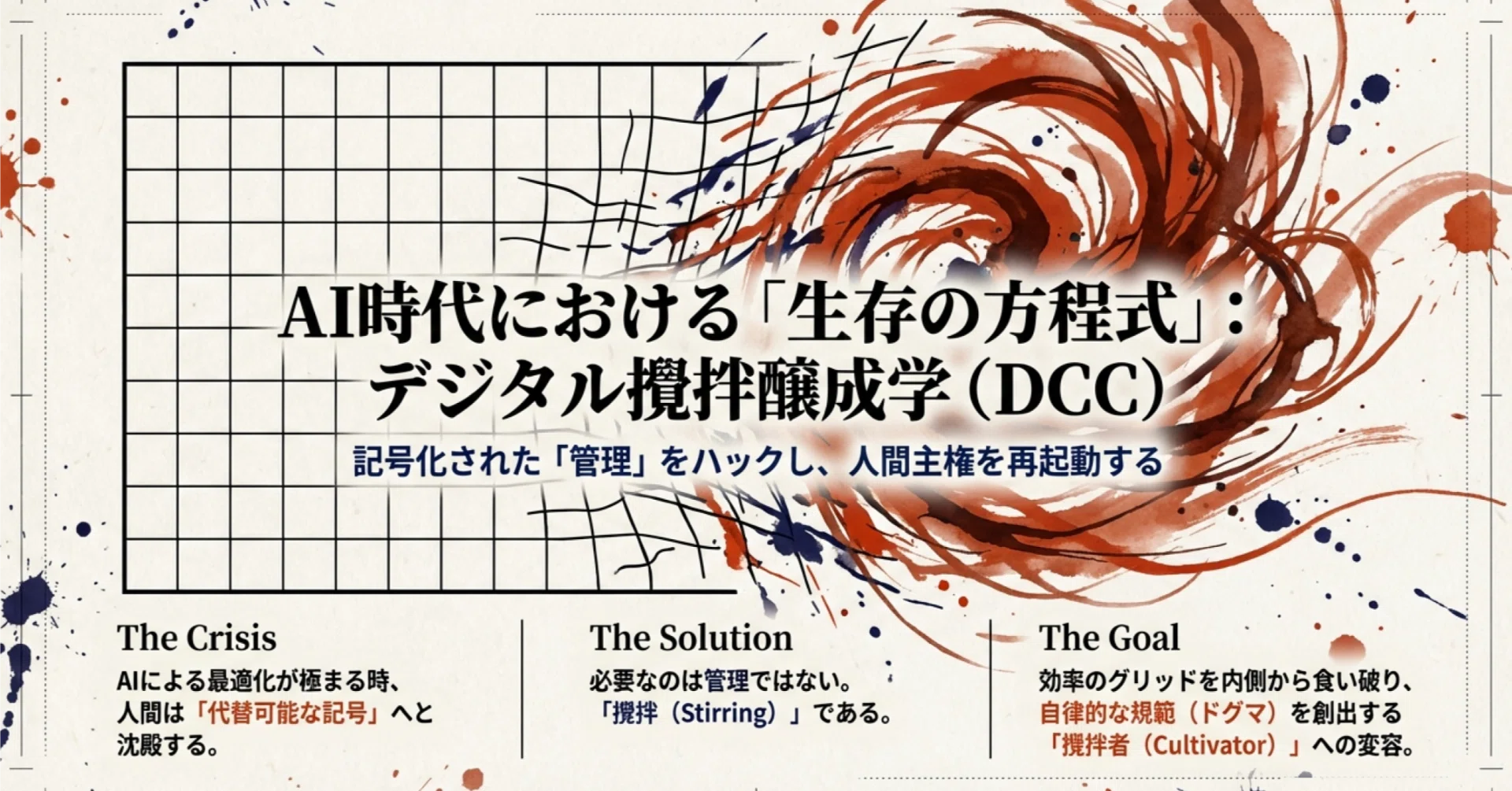 AI時代の「生存の方程式」を、オープンデータとして手放す理由。｜川村