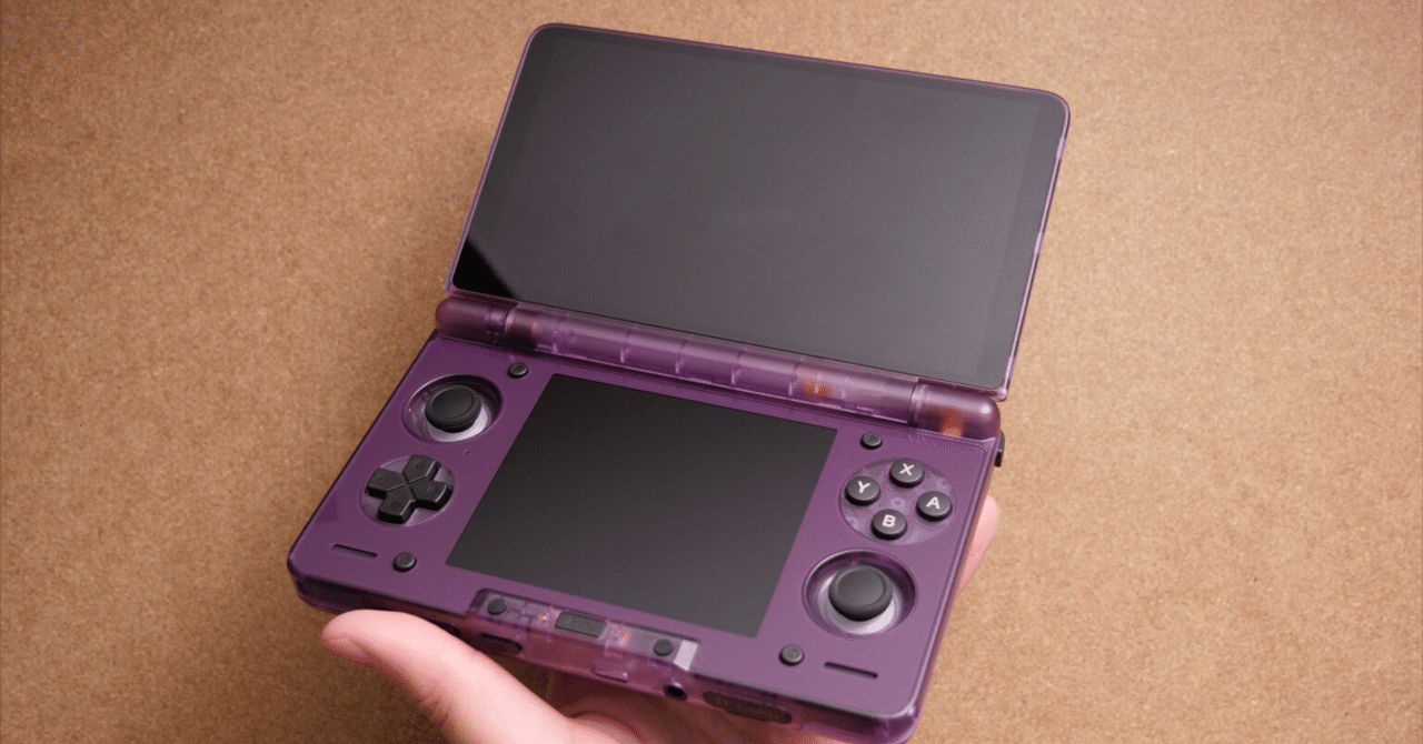 レビュー】2画面のAndroidゲーム機『AYN THOR』｜吉天堂