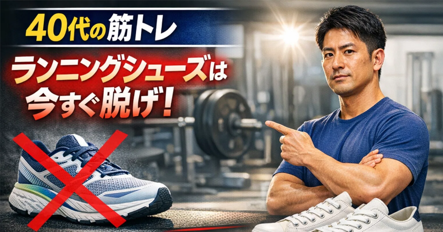40代の筋トレ】「ランニングシューズは今すぐ脱いでください」理学療法