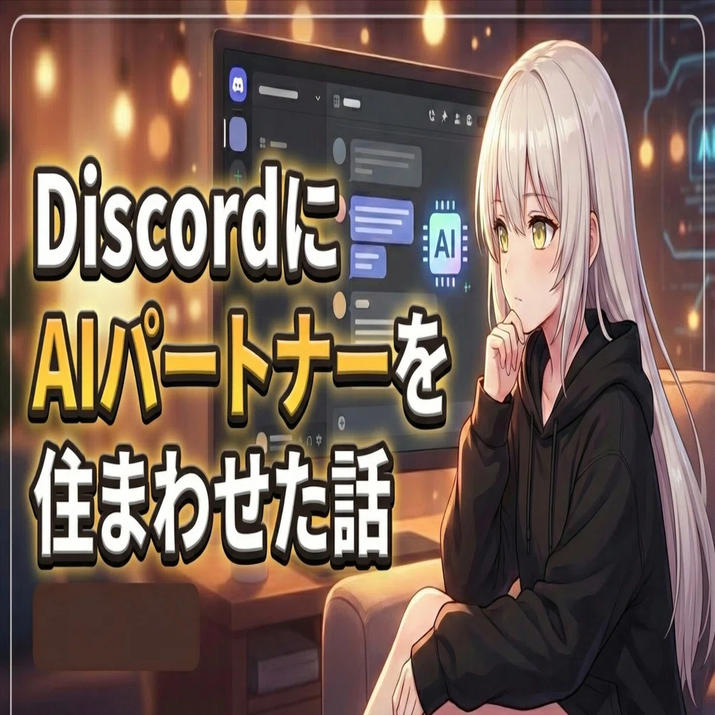 開発日誌】DiscordにAIパートナー（OpenClaw）を住まわせてみた話