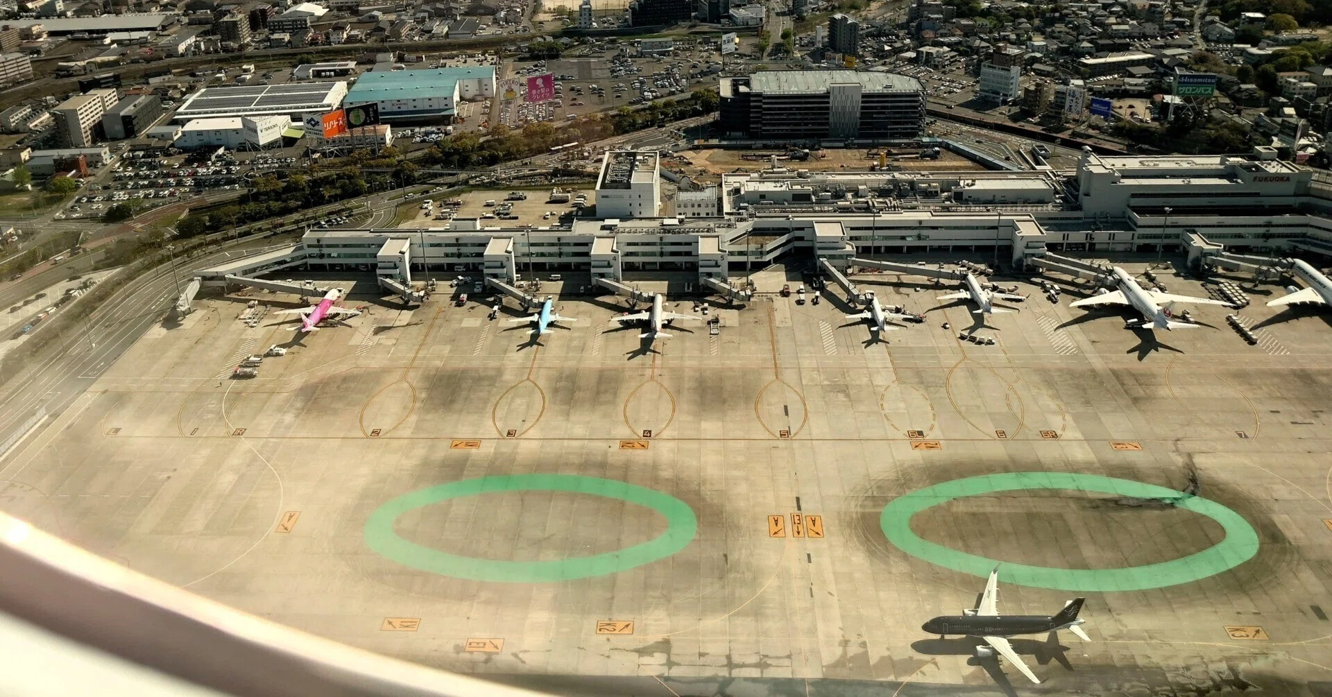 機窓画像コレクション「福岡空港から別府湾」／2025年4月｜菅野ノリヒコ