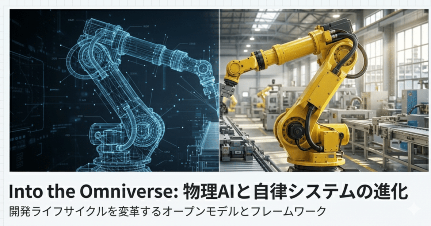 NVIDIA公式、Into the Omniverse: Physical AI Open Models and