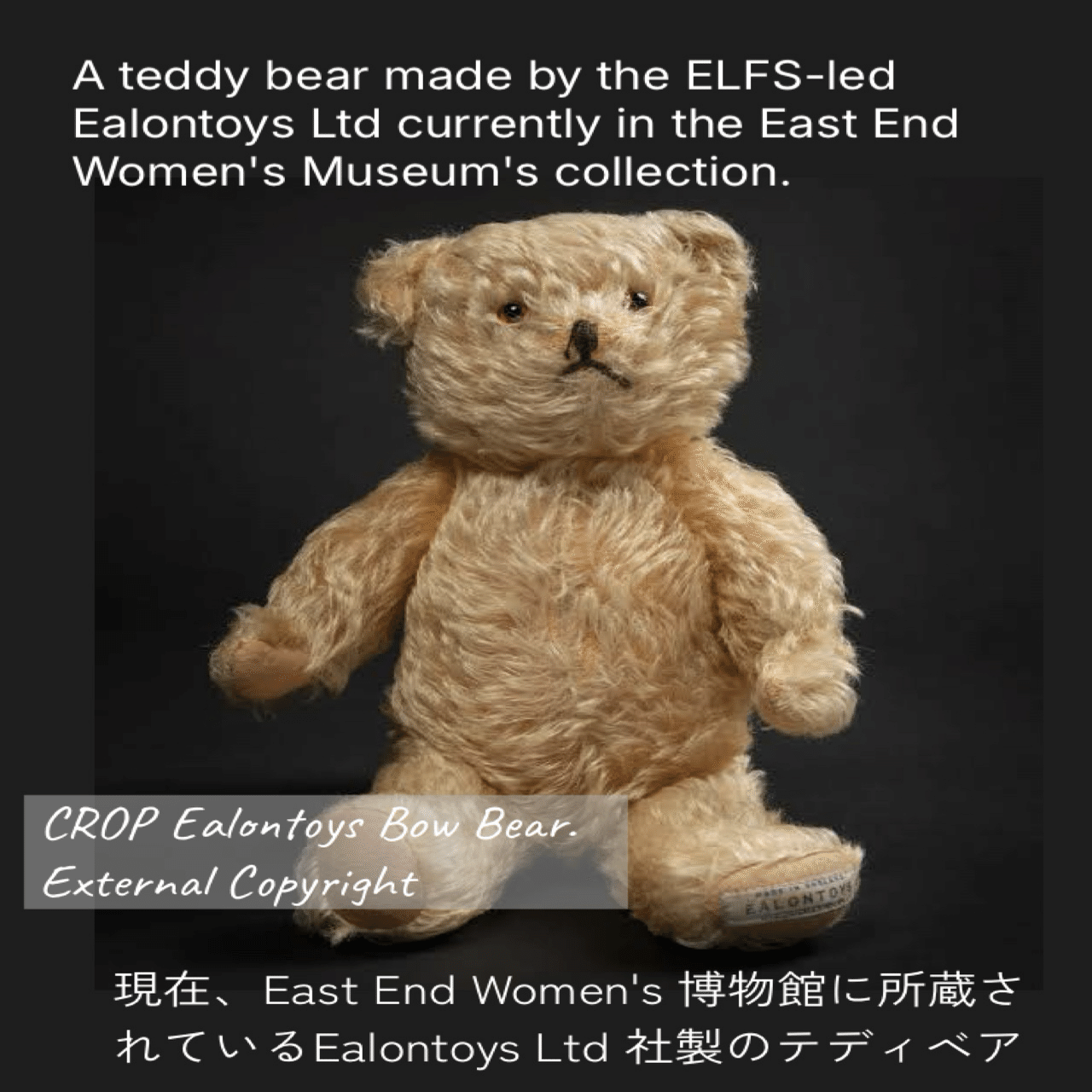 🧸Ealontoys Ltd社 テディベア誕生の背景｜ぼくはくま