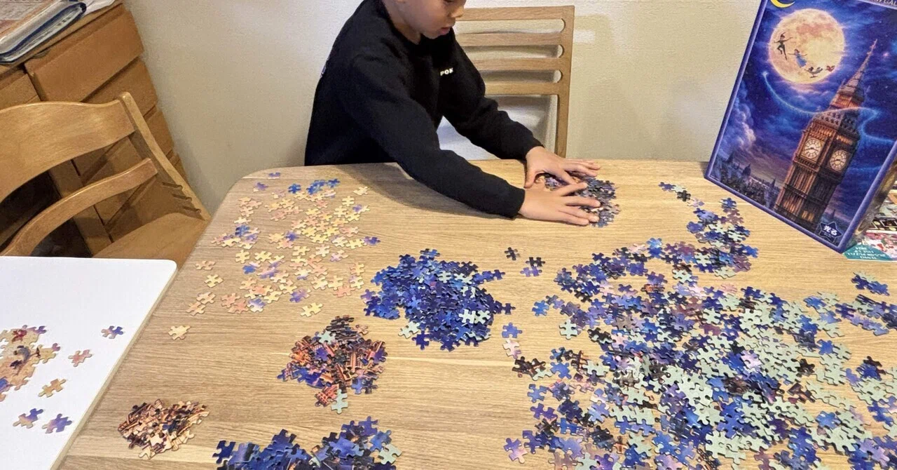7歳と5歳と1週間。1000ピースのパズルが我が家の冬時間を変えた話 