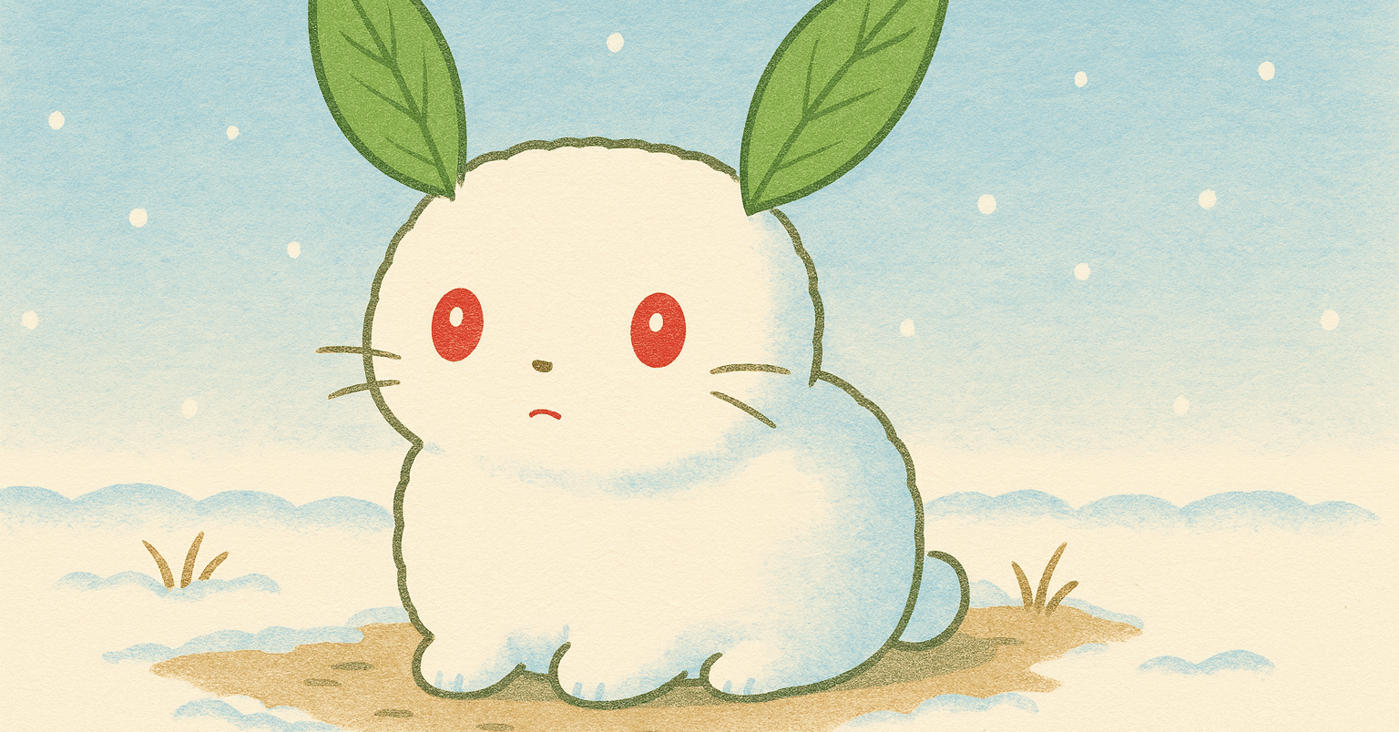 せりふ三題噺】雪うさぎのちいさな願い|1250字｜ふふっ