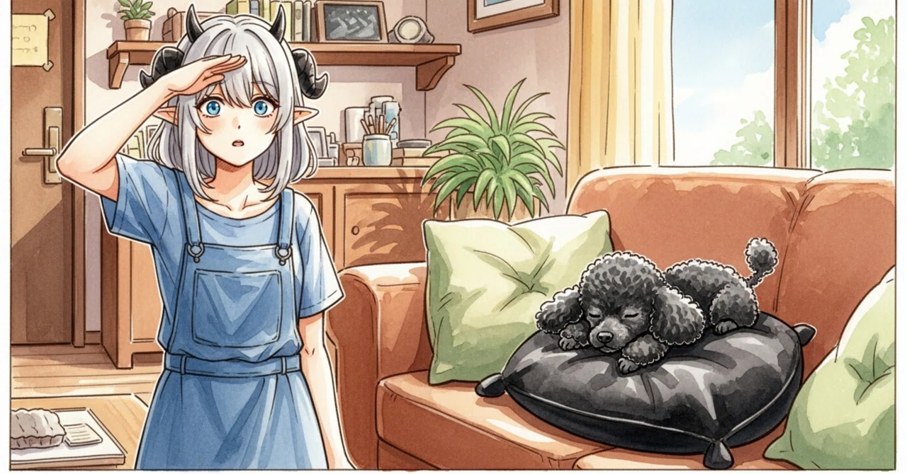 [4-Panel Comic] A 'Spirited Away' Incident at Home? Drawing the Black ...