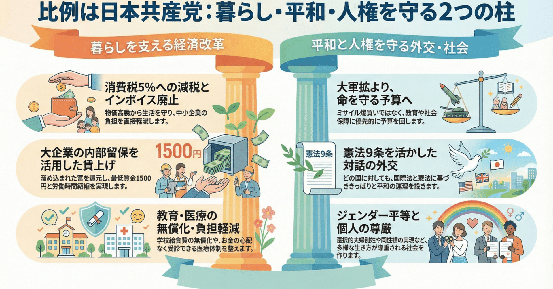学習用】タックス・ザ・リッチで自由な時間と賃上げを(街頭演説2026.2 学習用】タックス・ザ・リッチで自由な時間と賃上げを(街頭演説2026.2