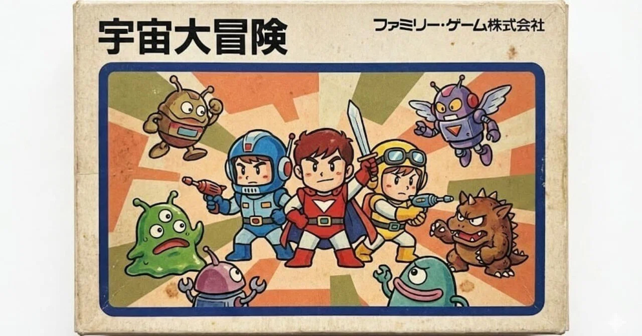 コピペOK!】Nano Banana Proで「初期ファミコン箱絵」をすぐ作れる