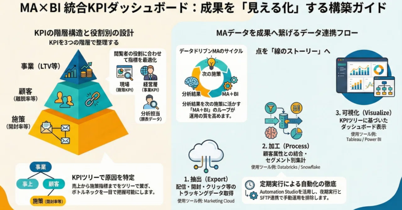 ⚡「シン・要件定義力」⚡ MA環境の実践：KPIダッシュボード構築（MA＋BI統合／配信レポート可視化）｜Mellow Launch
