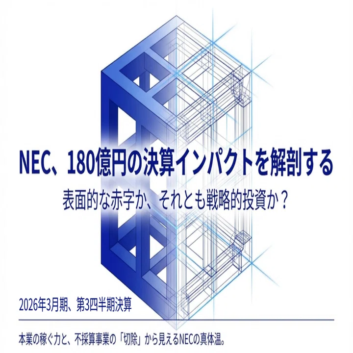 NotebookLMでNECの決算分析｜乙式侶葦人／OIKONOMIA CODE