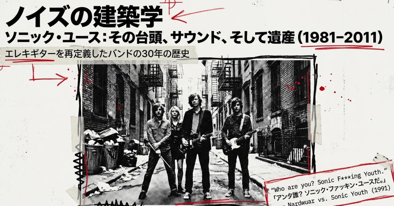 破壊と創造の30年：ソニック・ユース（Sonic Youth）の歴史に隠された