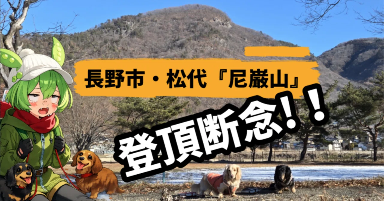 ミニチュアダックスの登山