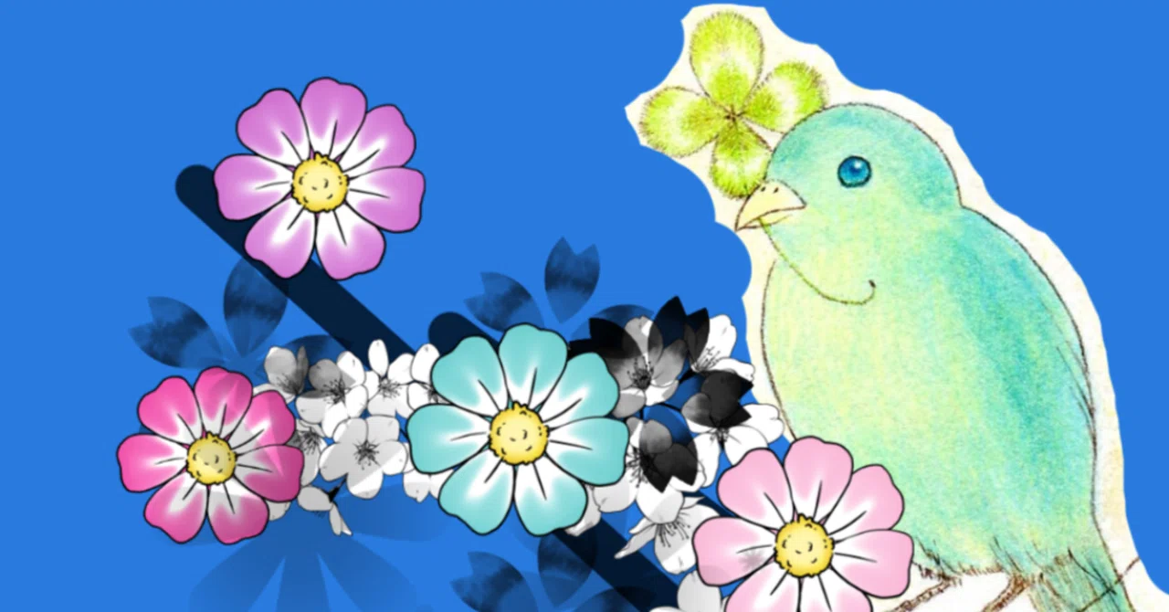 [User's Artwork] A piece that lets you hear the footsteps of spring ...