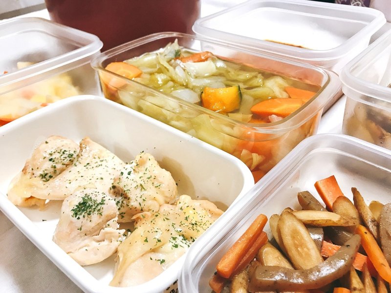 作り置きレシピ 2時間8品 40 デトックスで痩せやすい体をゲット とろみん家 ホットクック料理研究家 Note