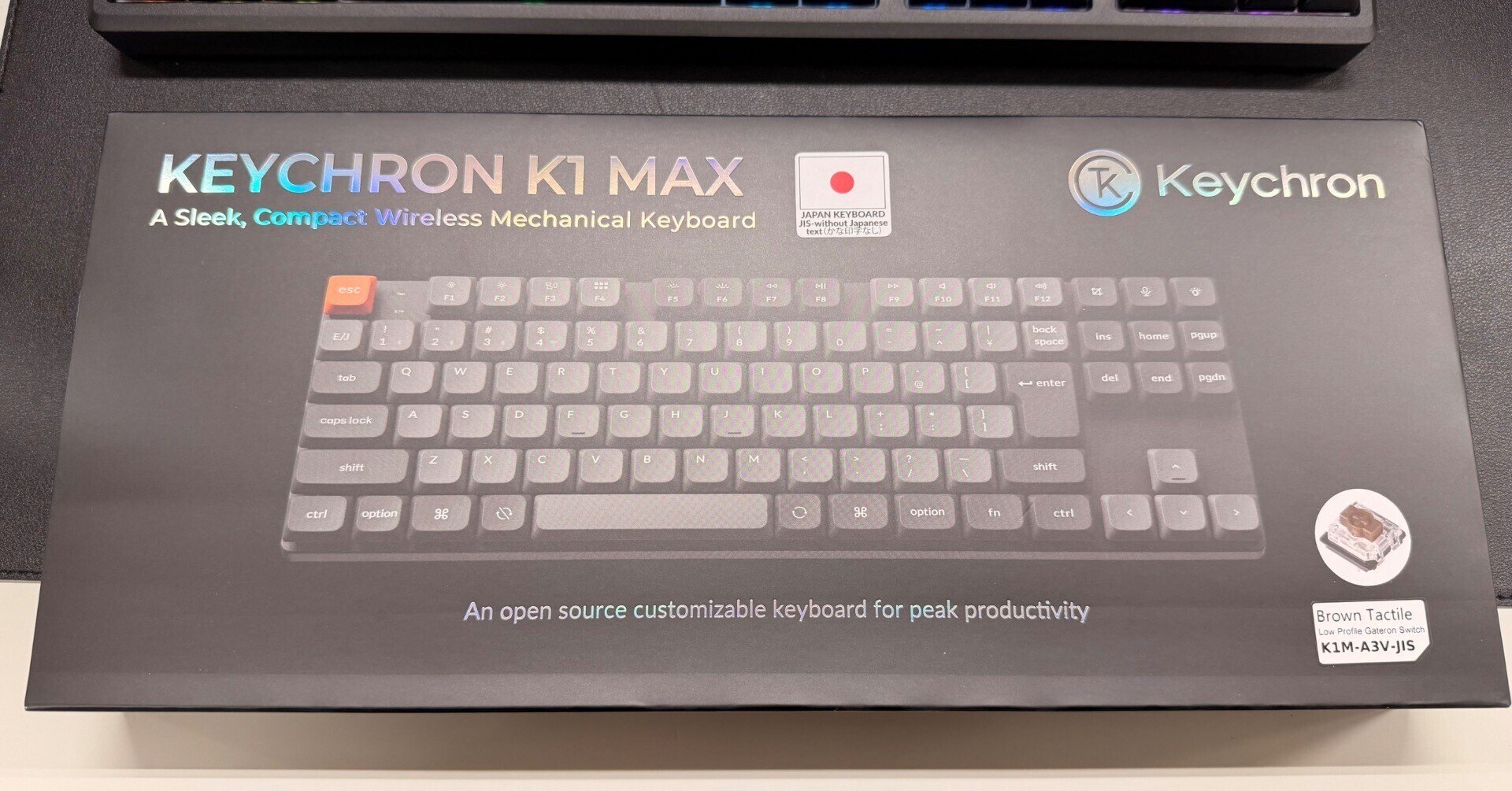 レビュー】Keychron K1 MAX：ロープロの常識を覆す打鍵感。US配列から