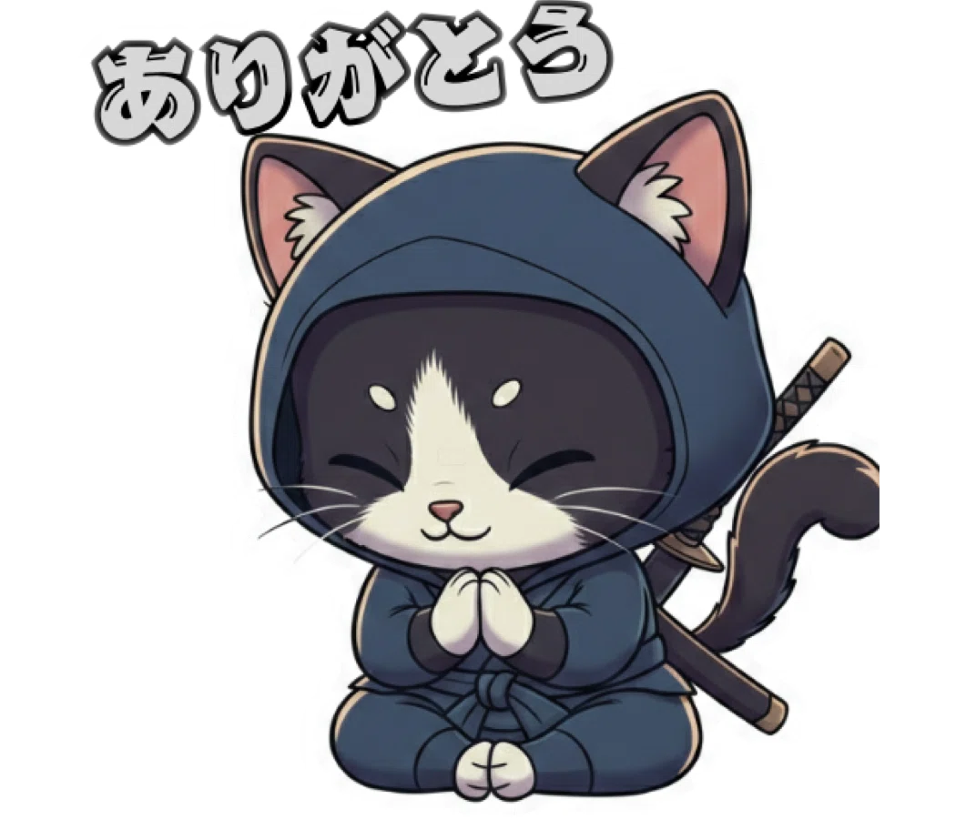 新キャラクター誕生！「忍猫にゃん丸」がLINEスタンプに登場！日々の
