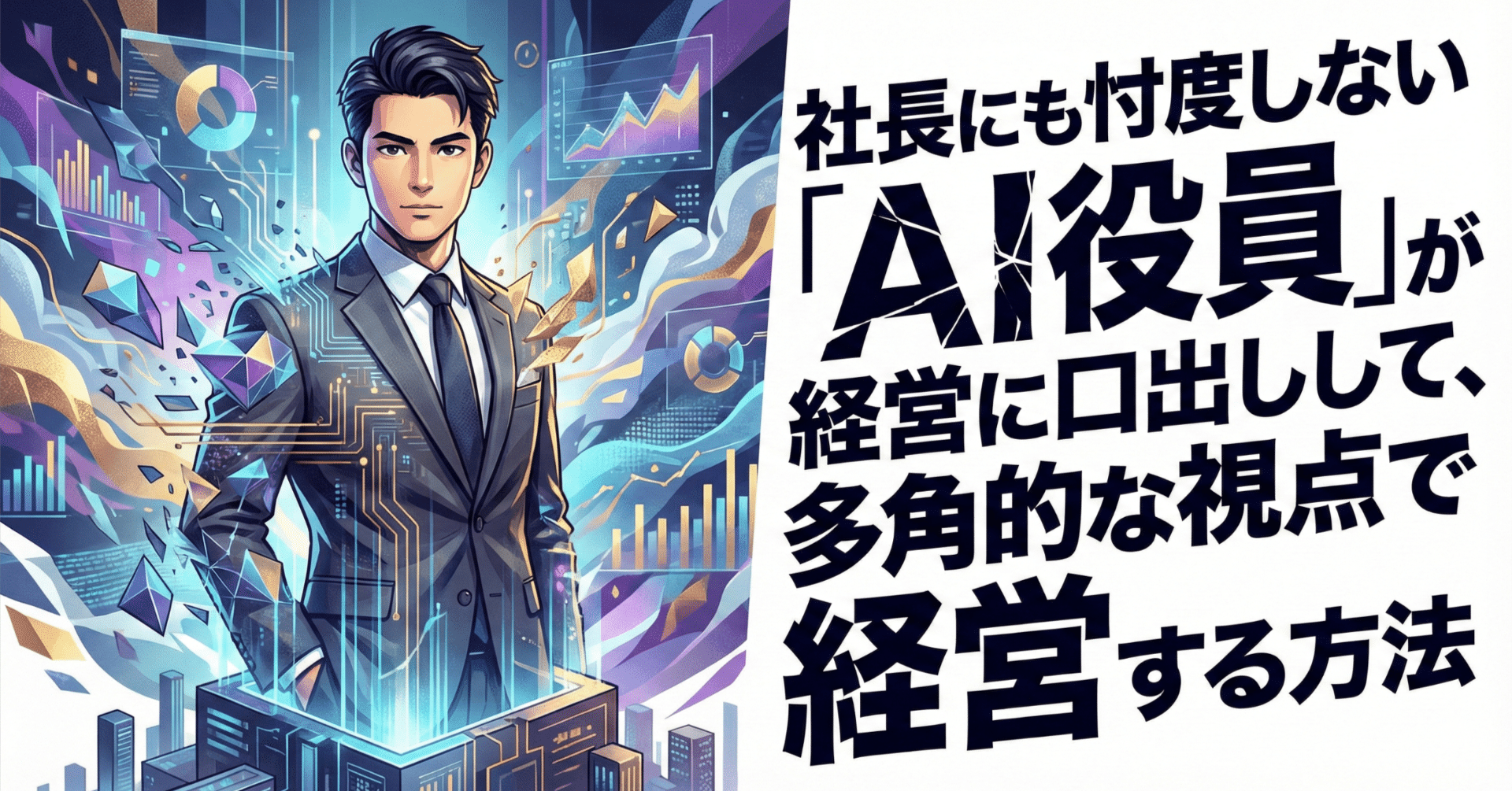 社長にも忖度しない「AI役員」が経営に口出しして、多角的な視点で経営