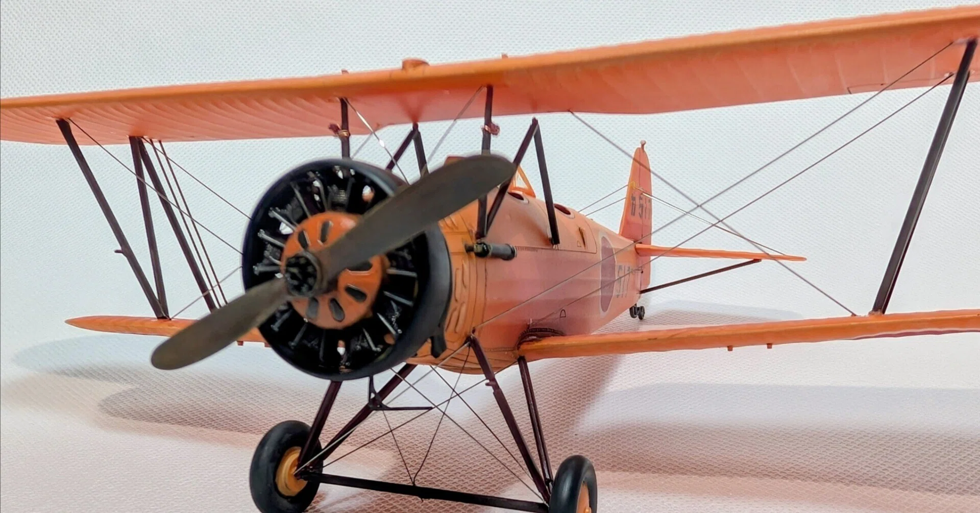 ARII 1/48 93式中間練習機(赤とんぼ)|大豆。。。 ARII 1/48 93式中間練習機(赤とんぼ)|大豆。。。
