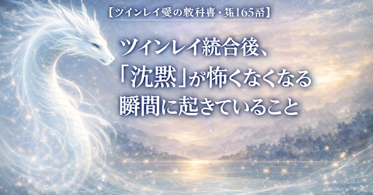 [Twin Ray Love Textbook, Episode 165] What Happens the Moment You Stop ...
