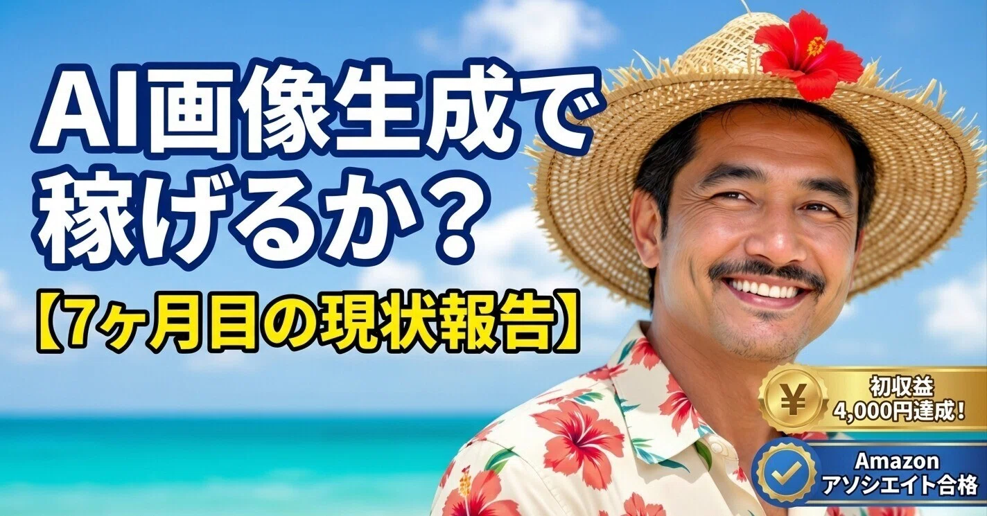 AI画像生成で稼げるか？」の検証開始から7ヶ月。ようやくスタート