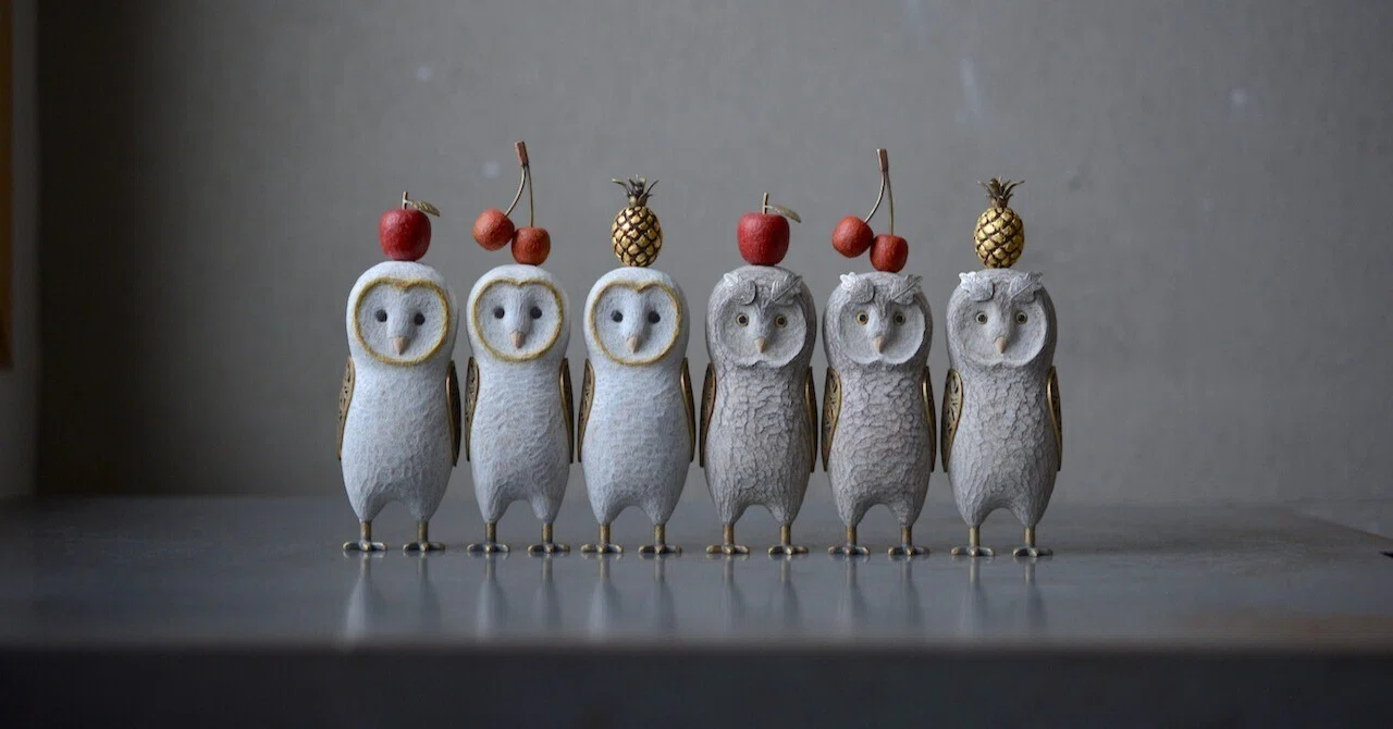Owl heads to Fukuoka｜初雪・ポッケ