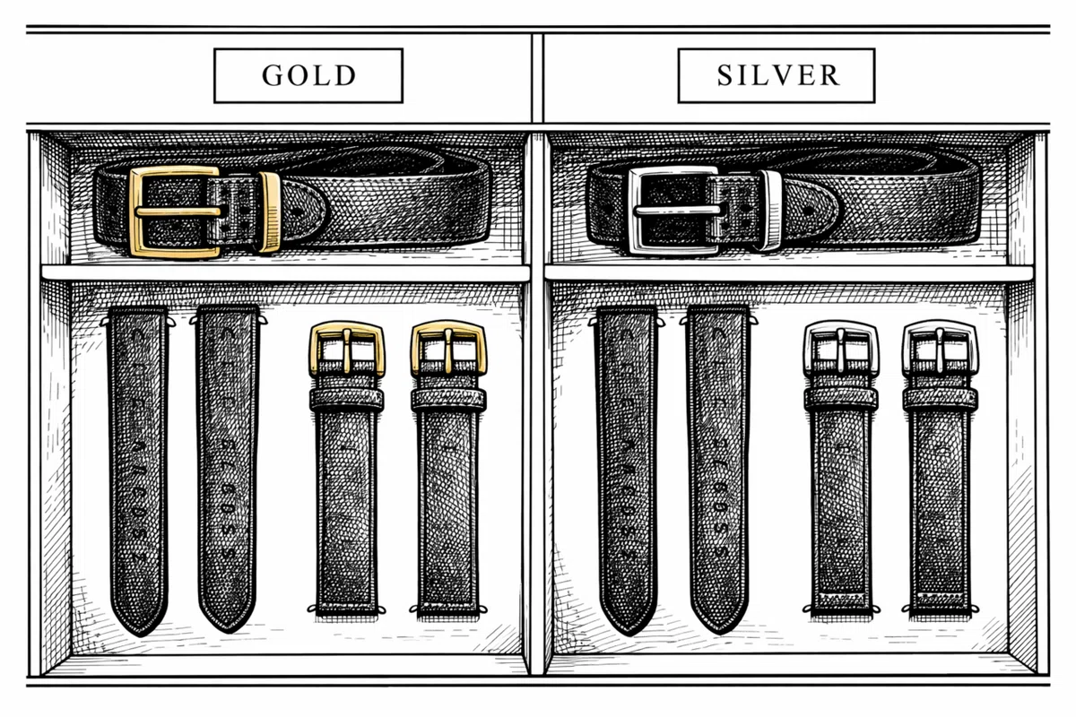 [Analysis] Should the metal colors of belts and wristwatches match ...