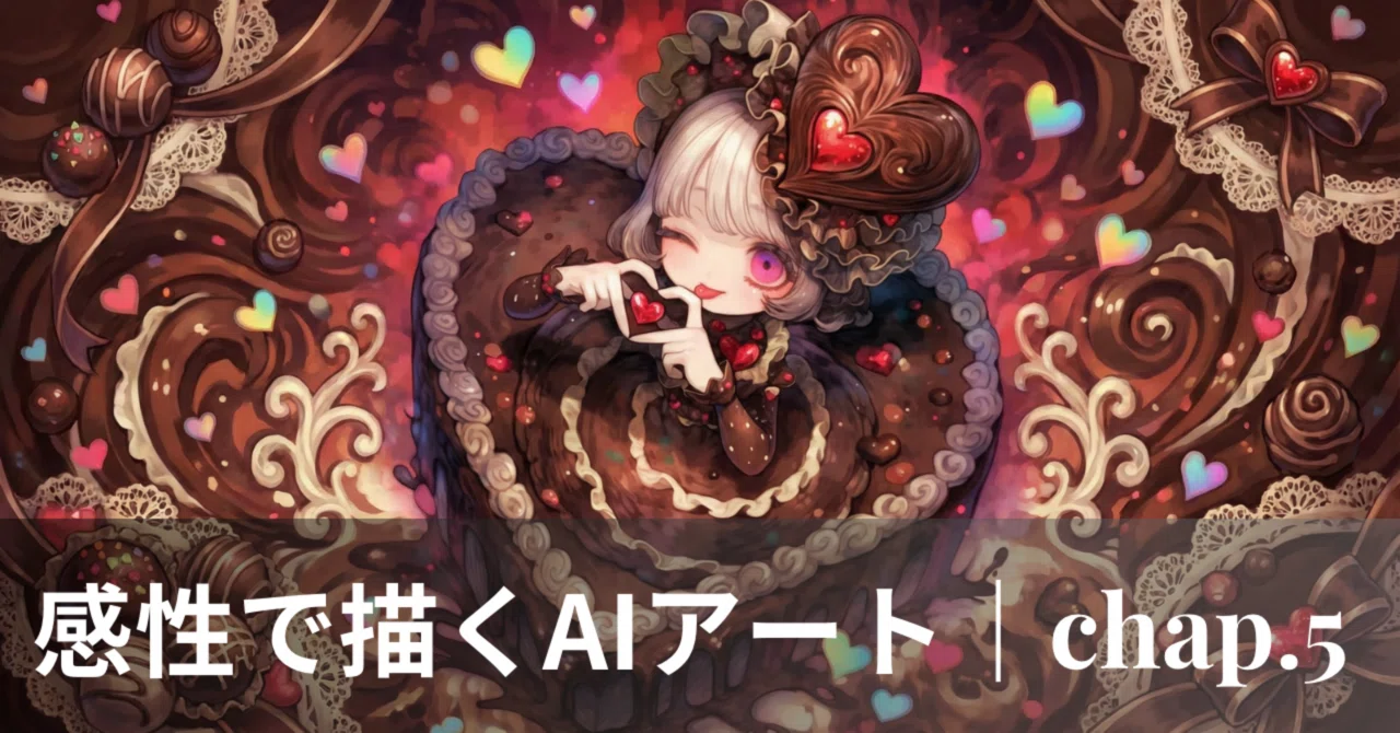Niji 7】感性のプロンプト：「悪夢のバレンタイン、ダークチョコレート