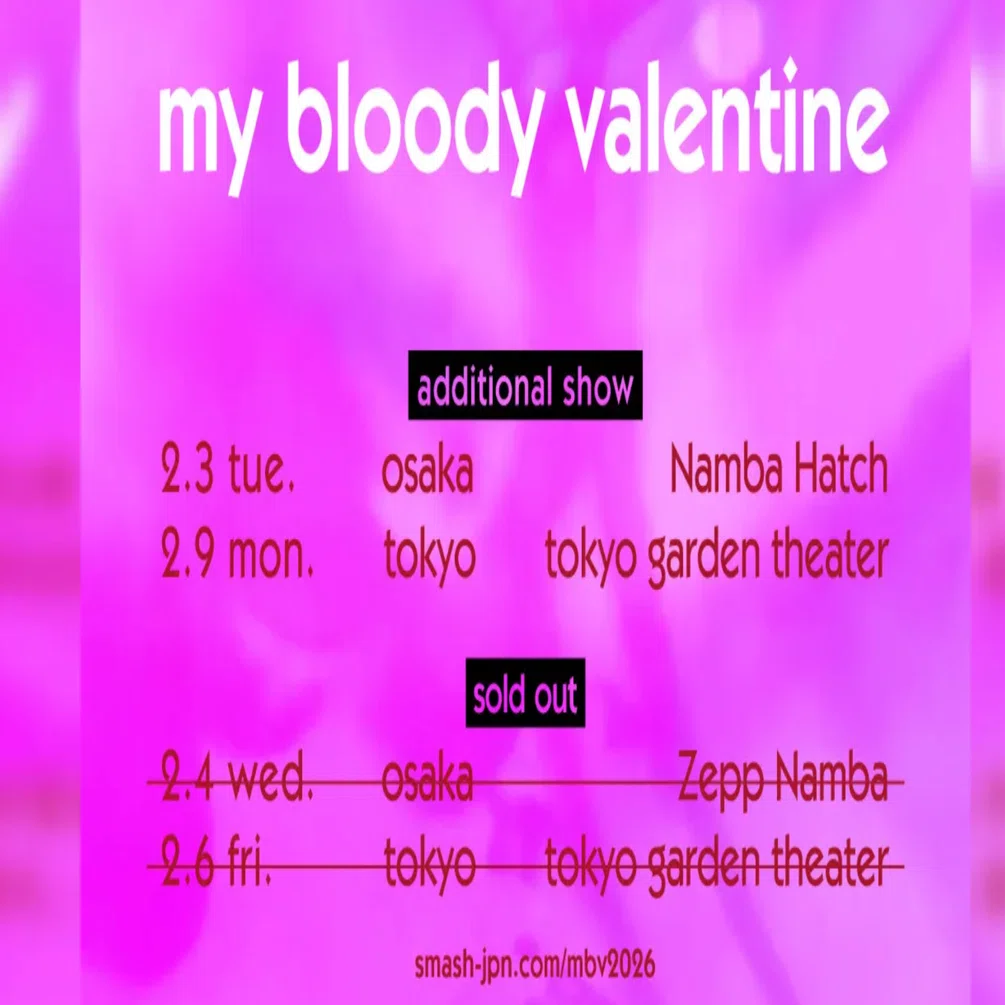my bloody valentine Japan Tour2026 大阪2日目Zepp Namba公演まとめ