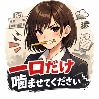 一口だけ噛ませてください@噛みつき娘