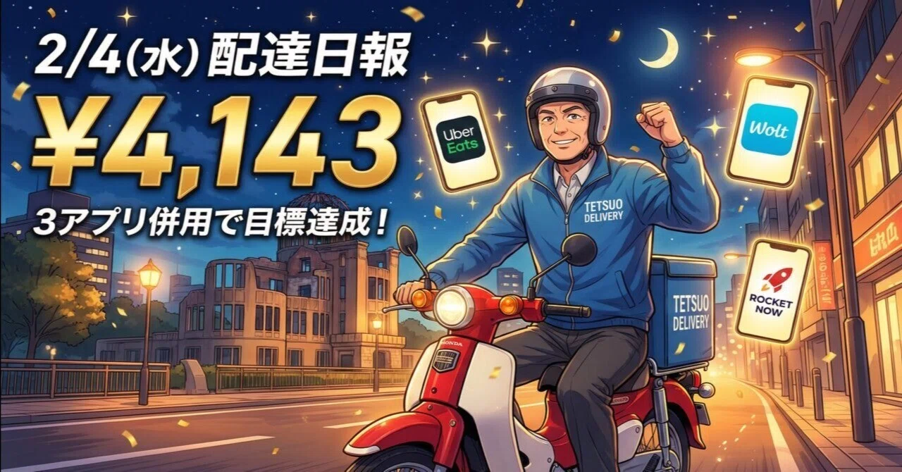 時給2,072円】Uber Eatsの低単価地獄を「3アプリ同時稼働」で乗り越え 時給2,072円】Uber Eatsの低単価地獄を「3アプリ同時稼働」で乗り越え