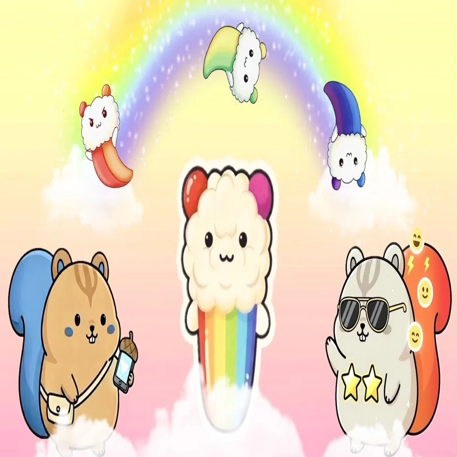 3体のシャイろぅん】を羊毛フェルトで作ってみた話☁️🌈｜つぶリポス