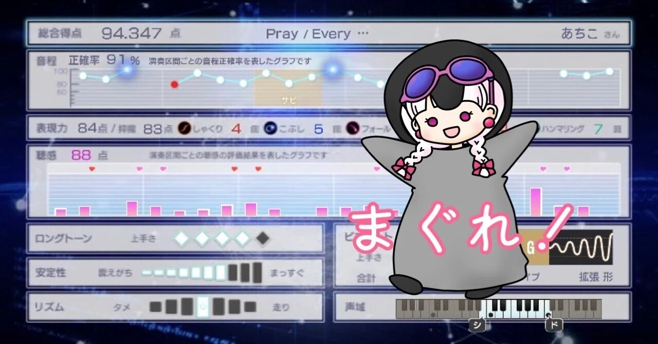 精密採点Ai Heartで“95点”目指す】“4日目”【ひとりボイトレ】｜Achi'co