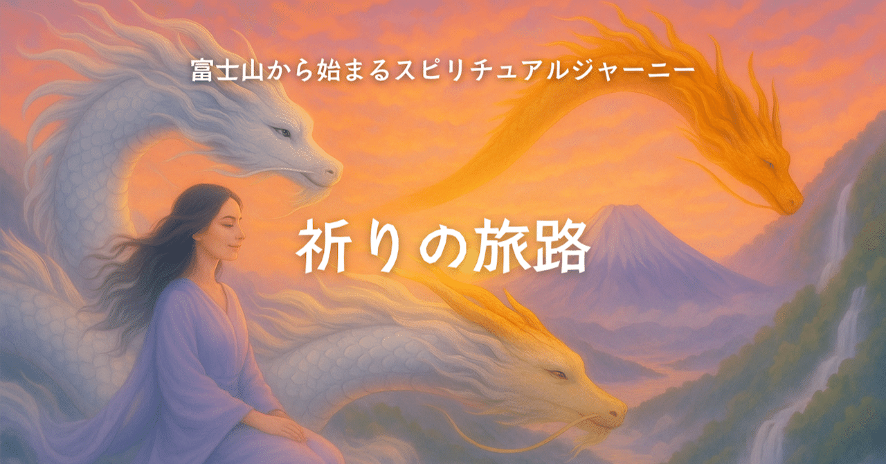 🕊️ 赤白二龍と、山の奥の本宮へ歩いた日｜伊豆山神社｜霊峰富士 龍の