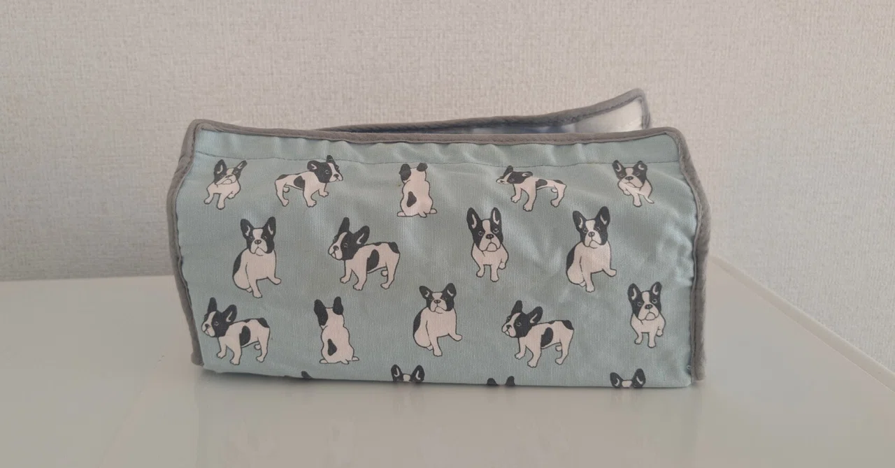Defeated by a 20-year-old tissue case｜あぽ