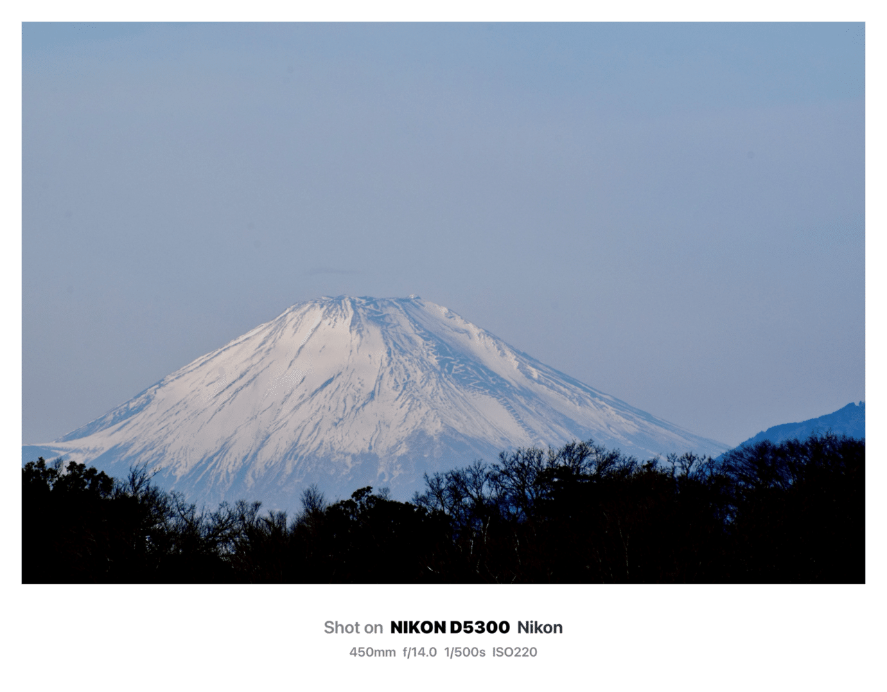 70-300mmで富士山｜SuzukenSambar