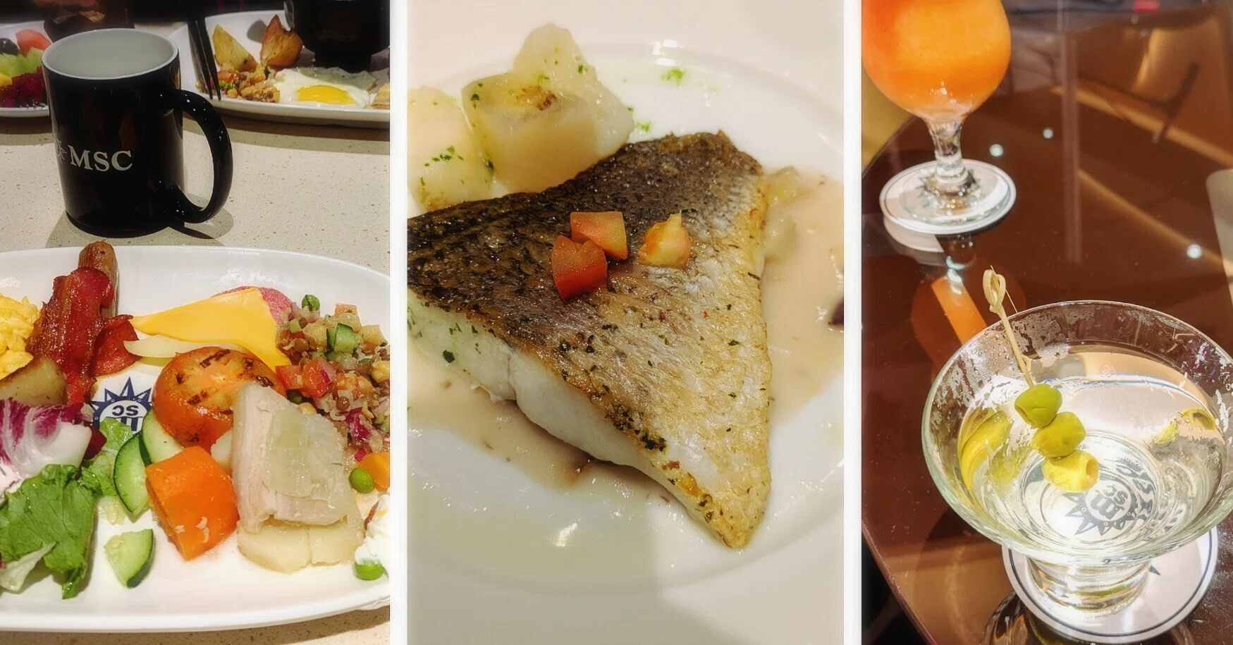 ベリッシマに乗りました② 船内 飲食編｜青＋