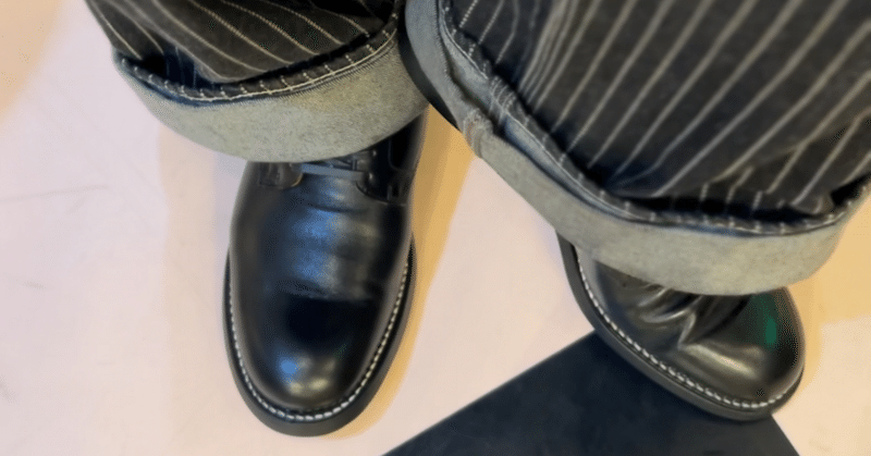 【FLAT HEAD 高崎店】サービスマンシューズ👞 シワ入れの儀、やっていきます。
