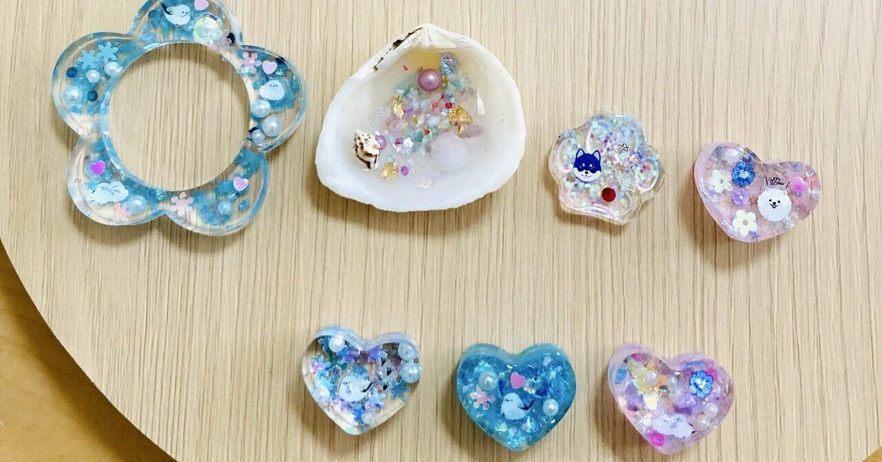 レジン作品のご紹介🌈｜omochi